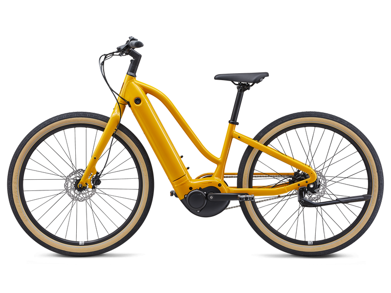 Momentum Transend E+ Mid-Step 2024 Electric Hybrid Bike - Bumblebee-1